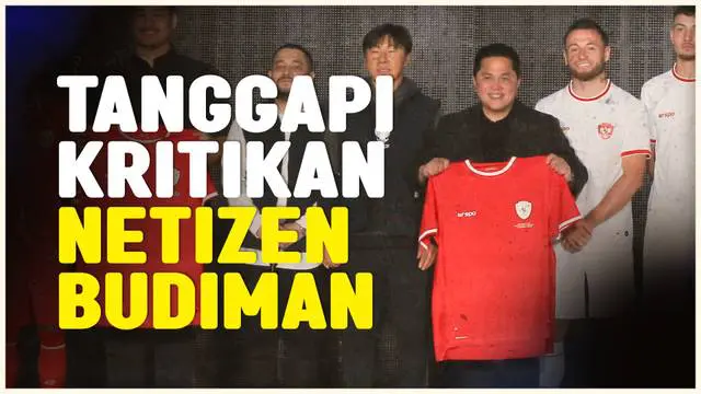 Berita video Ketua Umum PSSI, Erick Thohir berikan tanggapannya terhadap kritik netizen soal jersey baru Timnas Indonesia yang baru diluncurkan.