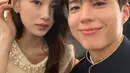 Makeup minimalis bergaya Korean look bikin Bae Suzy makin tampil bersinar di samping Park Bo Gum [@skuukzky]
