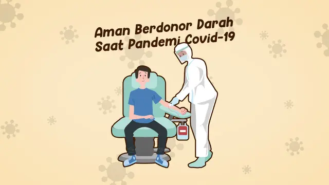 VIDEOGRAFIS: Aman Berdonor Darah Saat Pandemi Covid-19