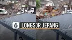 Beberapa detik setelah mobil pergi, longsor lebih besar datang.
