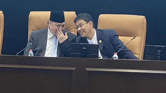 Menteri Koordinator Bidang Perekonomian Airlangga Hartarto di Komplek DPR RI, Senayan, Jakarta, Rabu (20/5/2026). (Liputan6.com/Christian)