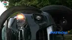 Warga di sekitar kejadian menceritakan, pengemudinya mobil melaju kencang lalu tiba-tiba terlihat lepas kendali dan akhirnya menabrak tiang listrik.