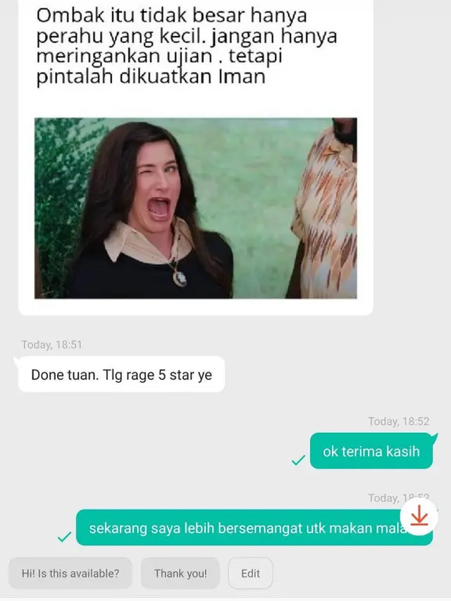 Viral Kata-kata Pemberi Semangat dan Motivasi di Jual di Marketplace, Laris Manis. (Sumber: Worldofbuzz)