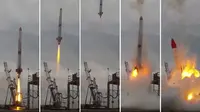Roket Buatan Jepang Meledak Usai Meluncur