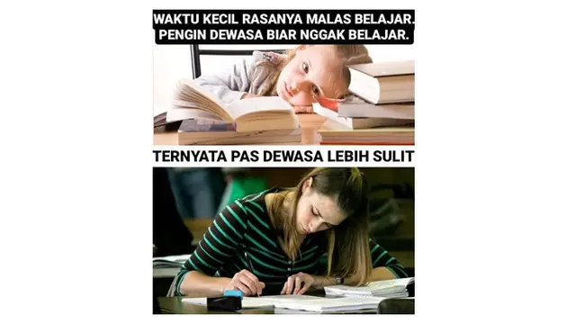 7 Meme Ekspektasi Anak Kecil Saat Dewasa Ini Banyak Dirasakan Orang