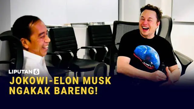 Presiden Joko Widodo mengunjungi Space X di Boca Chica, Amerika Serikat, Sabtu, 14 Mei 2022. Bos Space X Elon Musk sambut hangat kedatangan Jokowi dan rombongan.