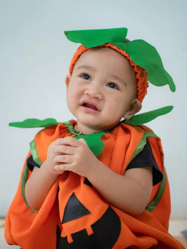 Rayyanza mengenakan kostum Halloween. (Instagram/raffinagita1717)