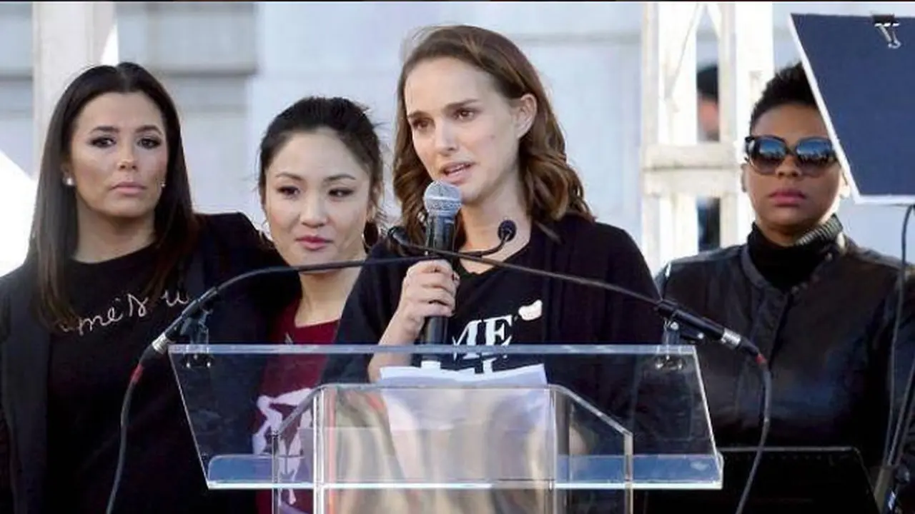 Natalie Portman di Women's March 2018