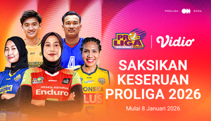 Nonton Live Streaming Proliga 2026, Tayang Eksklusif di Vidio