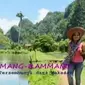 Wisata alam Rammang-Rammang merupakan pegunungan kapur terbesar kedua di dunia setelah China.