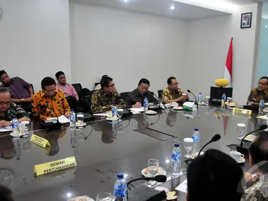Dewan Pertimbangan Partai Golkar menggelar rapat bersama para calon ketua umum, Jakarta, Rabu (12/11/2014) (Liputan6.com/Johan Tallo)