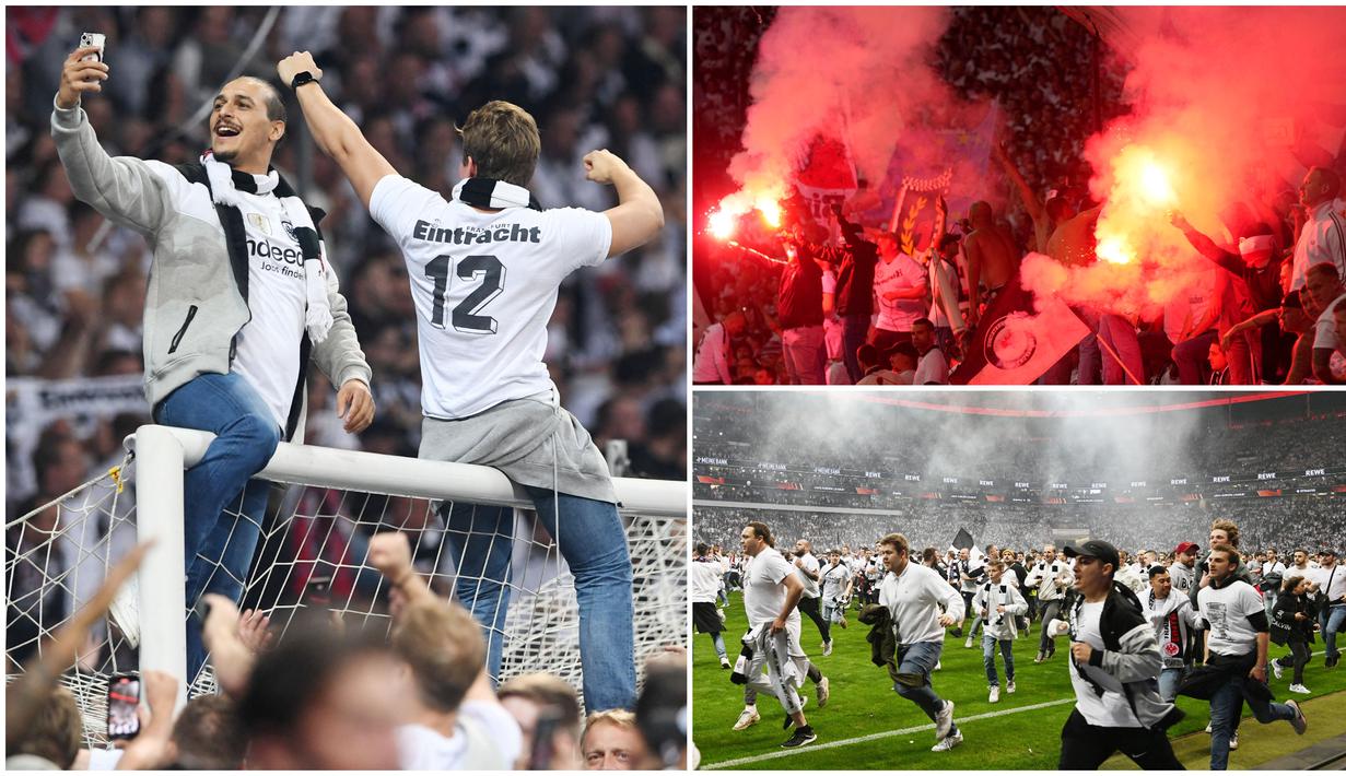<p>Kehadiran ribuan suporter nan fanatik Eintracht Frankfurt membuat West Ham United akhirnya tumbang dan tersingkir dari Liga Europa. Berikut potret teror dan sekaligus pesta pora fans Die Adler usai memastikan diri tampil di final.</p>