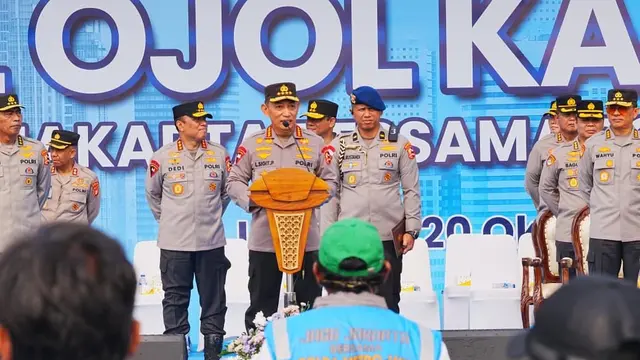 Kapolri mengajak pengemudi ojek online jaga kamtibmas