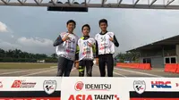 Tiga pembalap binaan PT Astra Honda Motor (AHM) akan meramaikan persaingan Asia Talent Cup musim depan. (Astra Honda)