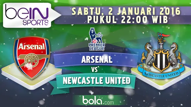 Arsenal vs Newcastle United (Bola.com/Samsul Hadi)