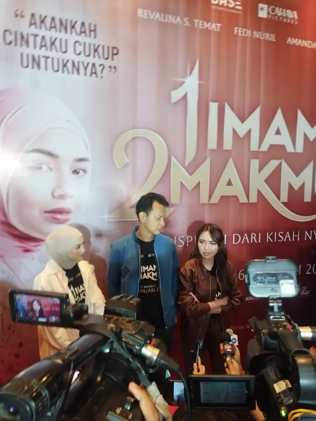 Konferensi Pers Film '1 Imam 2 Makmum' pada Kamis (09/01/2025), di Epicentrum XXI. (Foto: Dicky Fadillah/Liputan6.com)