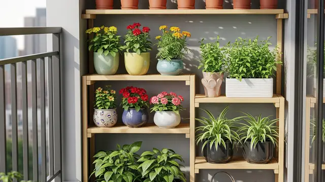 Model Kebun Mini untuk Keluarga Sibuk (AI)