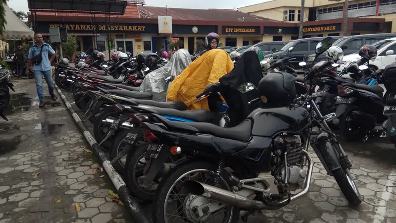 Mapolda Riau Buka Penitipan Sepeda Motor Gratis Selama Lebaran