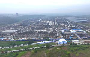 Presiden Prabowo Subianto groundbreaking ekosistem industri baterai kendaraan listrik terintegrasi di Karawang, Jawa Barat, Minggu (29/6/2025). (Foto: Biro Pers Sekretariat Presiden - Citra)