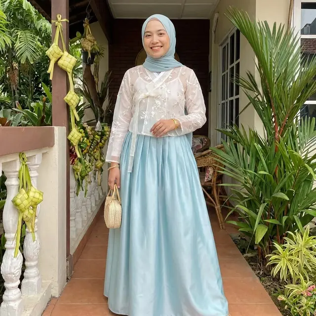 Jeogori Organza Transparan dengan Inner
