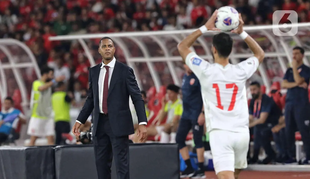 Unggul satu gol, Timnas Indonesia tidak mengendurkan serangan. (Liputan6.com/Angga Yuniar)