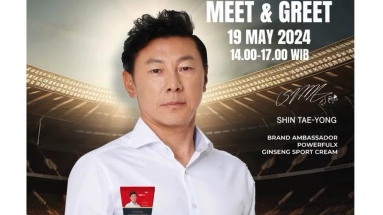 Beredar Foto Acara Meet and Greet Bareng Shin Tae Yong, Gaya Rambutnya Jadi Sorotan.