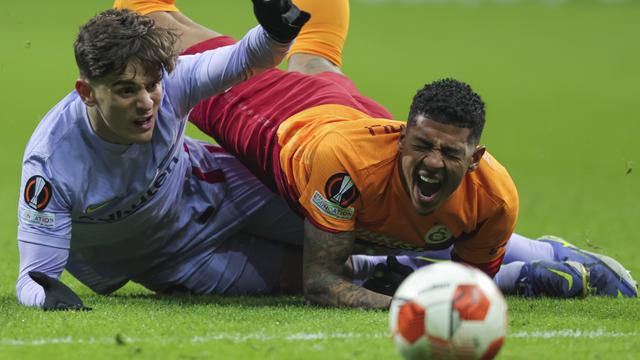 Foto: Aubameyang - Pedri Bawa Barcelona Lolos ke Perempat Final Liga Europa