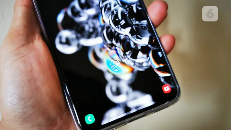 Pemindai Sidik Jari di Samsung Galaxy S20 Ultra
