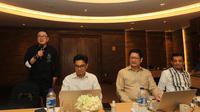 acara workshop Peningkatan Kapasitas Media Sektor Minerba bertema "Creating Good News for a Better Minerals Sector" yang diselenggarakan Energy and Mining Editor Society (E2S), di Jakarta, Rabu (8/3/2023).