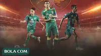 Timnas Indonesia - Trio Persebaya di Timnas Indonesia (Bola.com/Adreanus Titus)