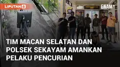 Tim Macan Selatan berhasil menangkap pelaku pencurian dengan pemberatan. Pencurian ini terjadi di Jl. Parit H Husin 2