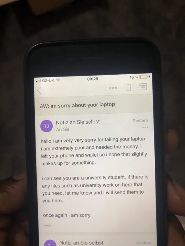 Curi Laptop, Pencuri Ini Minta Maaf ke Korban Lewat Email