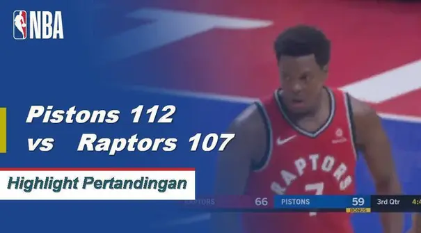 Blake Griffin skor 27 sebagai Pistons mendapatkan kemenangan atas Raptors 112-107 di lembur