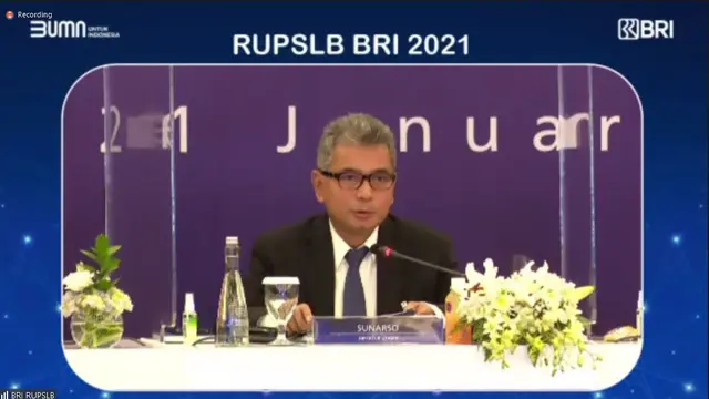 Direktur Utama Bank BRI Sunarso