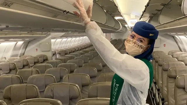 Sinar Wulandari Palembai dari putri Indonesia ke pramugari Arab, credit: Sinar Wulandari Palembai