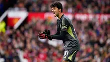 Aksi Senne Lammens pada laga pekan ke-7 Premier League antara Manchester United vs Sunderland di Old Trafford -&nbsp;AP Photo/Dave Thompson