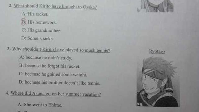 6 Soal Ujian Ini Libatkan Karakter Anime, Wibu Pasti Benar Semua