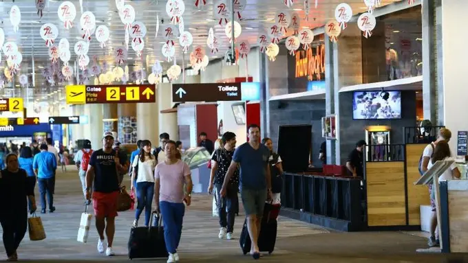 Bandara I Gusti Ngurah Rai Bali. (Dewi/Liputan6.com)