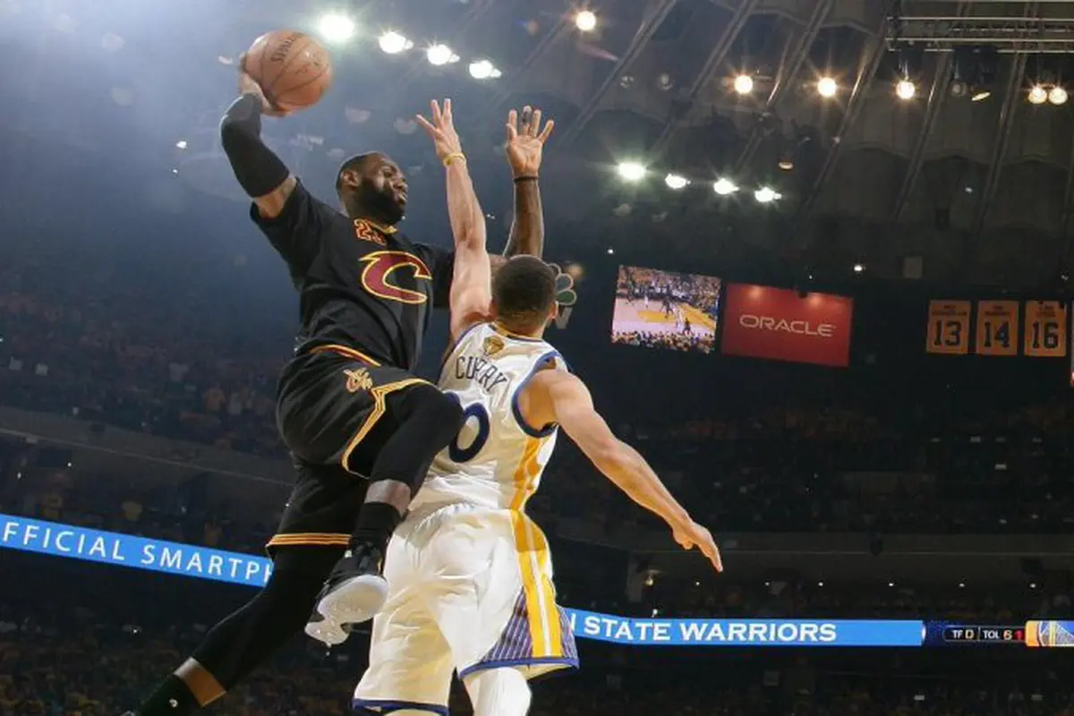 Bintang Cleveland Cavaliers, LeBron James.