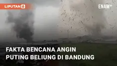 Angin puting beliung menerpa 5 kecamatan di Bandung pada Rabu (21/2/2024). Angin tersebut menimpa Rancaekek, Cicalengka, Cileunyi, Mangunraja, dan Jatinangor