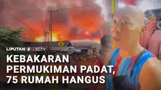75 Rumah di Tenggarong Ludes Dilalap Api