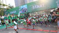 MILO Jakarta International 10K Tahun 2019 di kawasan Epicentrum Kuningan, Jakarta.