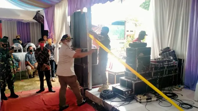 Satpol PP Depok Segel Organ Tunggal