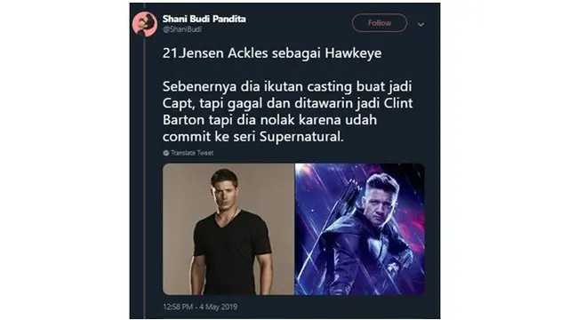 10 Selebriti Ini Pernah Tolak Tawaran Peran di Avengers, Ada Jason Momoa Hingga Tom Cruise
