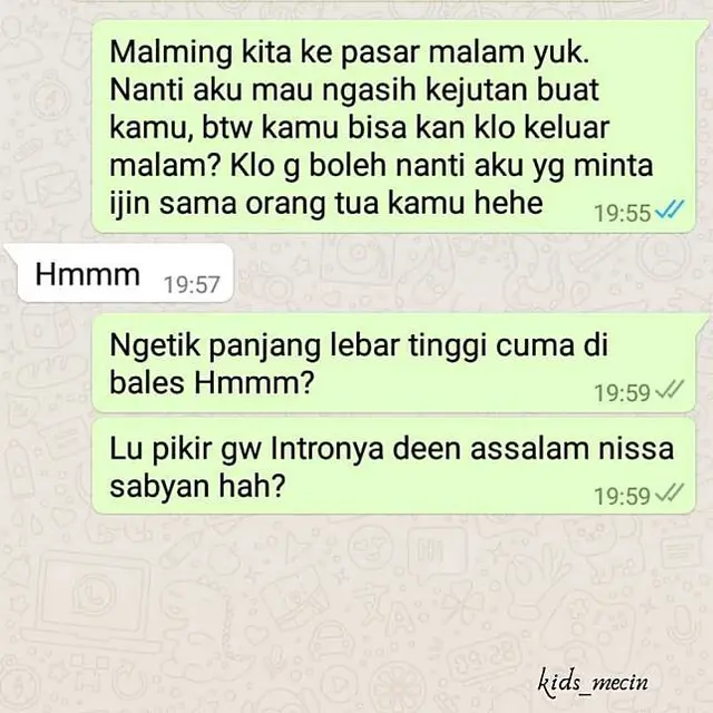 Chat Lucu Tanda Cinta Ditolak Ini Kocak Sekaligus Bikin Miris