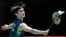 Hasil ini memperbesar keunggulan Wang Zhi Yi dalam rekor pertemuan mereka menjadi 6-0. (Richard A. Brooks/AFP)
