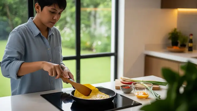 Membuat Telur Barendo Minim Minyak