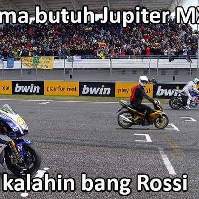 Meme Otomotif Pekan Ini Lawan Rossi Cukup Pakai Jupiter Mx Otomotif Liputan6 Com