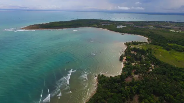 Penampakan Pantai Tanjung Lesung Usai Tsunami Selat Sunda