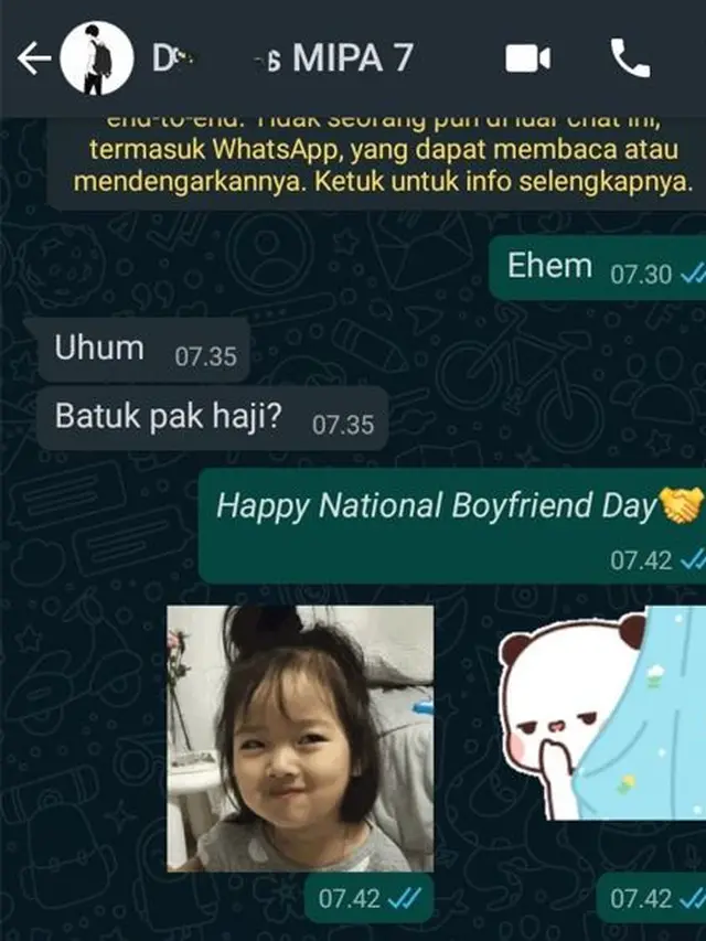 6 Balasan Chat Ucapan Happy National Boyfriend Day Ini Bikin Senyum Sendiri
